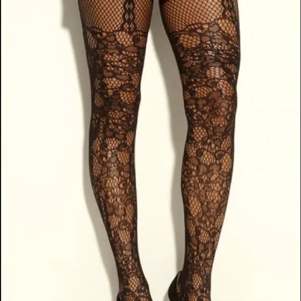 Betsey Johnson Faux Garter Fish Nets.